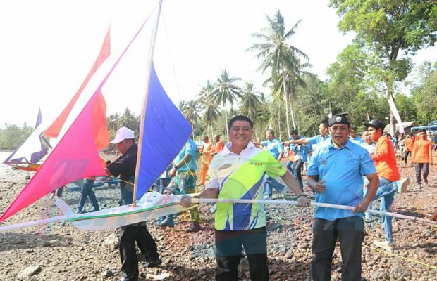 Semarak ! Wabup Bintan Buka Jong Race Keter Bintan 2020
