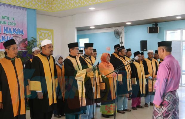 Pelantikan Dewan Hakim MTQ Sembari Munajah Jauh Dari Musibah