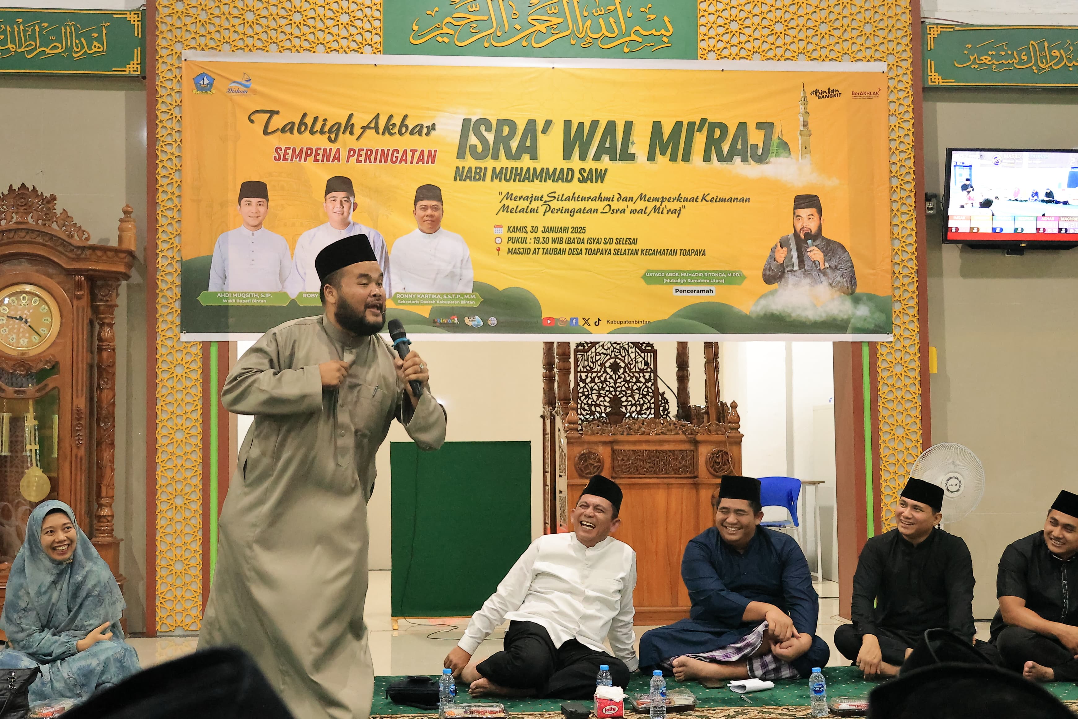 Bupati Bintan Ajak Kaum Muslimin Maknai Peristiwa Isra' Mi'raj Dalam Kehidupan