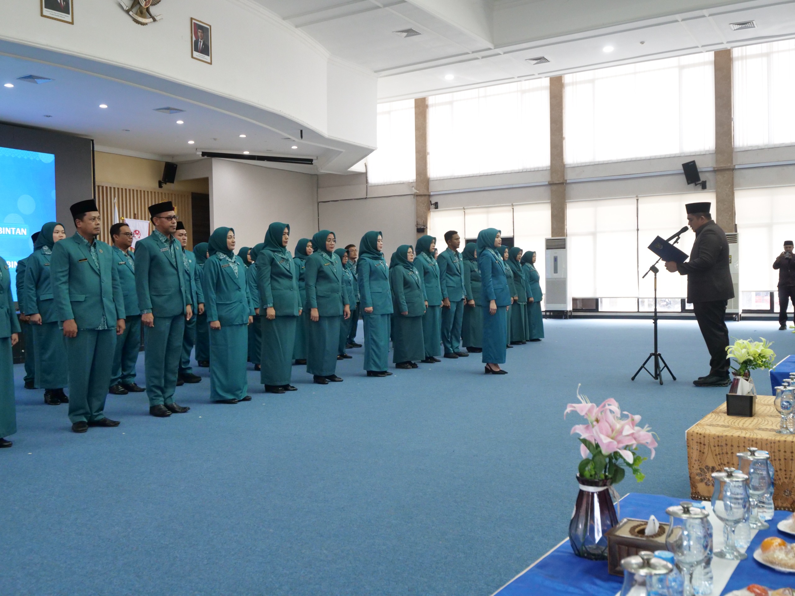 Bupati Bintan Melaksanakan Pelantikan dan Pengukuhan Pengurus TP-PKK Bintan, Tim Pembina Posyandu dan Pengurus Dekranasda sekaligus Deklarasi Kabupaten Layak Anak Kabupaten Bintan Periode 2025-2030